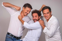 Three men and a cradle